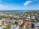 Beautiful aerial view of a waterfront community with access to the bay and stunning water views at 614 Norton St, Longboat Key, FL 34228