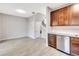 Modern kitchen with granite countertops and stainless steel appliances at 7560 Plantation Cir, Bradenton, FL 34201