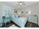 Serene bedroom with a tranquil atmosphere and coastal decor at 854 Rosemary Cir, Bradenton, FL 34212