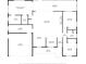 Floor plan showing a 3-bedroom, 2-bathroom home with a garage, porch, and sunroom at 903 20Th W Ave, Palmetto, FL 34221