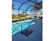 Sparkling pool with a spacious screened enclosure at 12904 49Th E Ln, Parrish, FL 34219