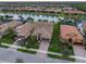 Aerial view of single-Gathering home and neighborhood at 13925 Miranese St, Venice, FL 34293