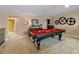 Game room with a pool table and additional bathroom access at 13925 Miranese St, Venice, FL 34293