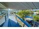 Relaxing deck overlooking the calm waters at 145 Burns Rd, Terra Ceia, FL 34250