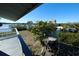 Spacious deck overlooking the water with access to a private dock at 145 Burns Rd, Terra Ceia, FL 34250