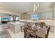 Open concept kitchen featuring an island and breakfast nook at 16625 5Th E Ave, Bradenton, FL 34212