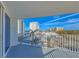 Balcony with partial ocean view at 1770 Benjamin Franklin Dr # 407, Sarasota, FL 34236