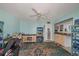 Bright craft room featuring ample storage and workspace at 1770 Benjamin Franklin Dr # 407, Sarasota, FL 34236