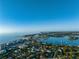 Aerial view of waterfront homes and marina at 1778 Palm Dr, Venice, FL 34293