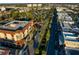 Aerial view of a town's streets and buildings at 1778 Palm Dr, Venice, FL 34293