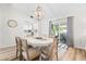 Dining room with round table and chandelier at 2302 15Th W St, Palmetto, FL 34221