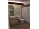 Bathroom features shower and updated fixtures at 4108 Carriage Way # 6, Sarasota, FL 34241