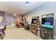 Fun game room with arcade games and air hockey at 4852 Coastal Days Ln, Bradenton, FL 34211