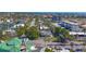 Aerial view of home and surrounding neighborhood at 5602 Cape Leyte Dr, Sarasota, FL 34242