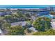 Aerial view of house near beach; ocean view at 5602 Cape Leyte Dr, Sarasota, FL 34242