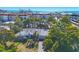 Aerial image showcasing home near beach and ocean at 5602 Cape Leyte Dr, Sarasota, FL 34242