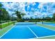 Enjoy two well-maintained pickleball courts, perfect for recreation at 5781 Girona Pl, Sarasota, FL 34238