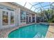 Relaxing pool and patio with access from the house at 6790 Paseo Castille, Sarasota, FL 34238