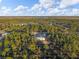 Aerial view of home in a wooded neighborhood at 7041 Alan Blvd, Punta Gorda, FL 33982