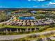 Community overview with a lake and homes at 7123 Marsh View Terrace Ter, Bradenton, FL 34212