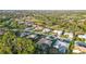 Overview of suburban homes located near golf course with lush landscapes and mature trees throughout the community at 7412 Links Ct, Sarasota, FL 34243