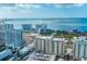 Stunning aerial view of waterfront high rise building at 750 N Tamiami Trl # 314, Sarasota, FL 34236