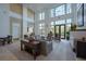 Elegant lobby featuring a seating area and large windows at 750 N Tamiami Trl # 314, Sarasota, FL 34236