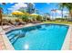 Inviting pool with ample deck space and lounge chairs at 1023 Tocobaga Ln, Sarasota, FL 34236