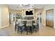 Circular bar with seating for residents in the clubhouse at 11101 Sandhill Preserve Dr, Sarasota, FL 34238