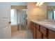 Double vanity bathroom with large shower and soaking tub at 11458 Saffron Ct, Venice, FL 34292