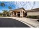 Stone-accented community clubhouse entrance at 11458 Saffron Ct, Venice, FL 34292