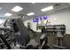 Fitness center with ellipticals and weight equipment at 11458 Saffron Ct, Venice, FL 34292