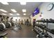 Fitness center featuring cardio and strength training equipment at 11458 Saffron Ct, Venice, FL 34292