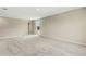 Bright bonus room with neutral walls and carpet flooring at 12977 Twin Bridges Dr, Riverview, FL 33579