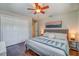 Bedroom with king-size bed, and en-suite bathroom at 134 Rotonda Cir, Rotonda West, FL 33947