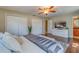 Main bedroom with king bed, large closet and en-suite bathroom at 134 Rotonda Cir, Rotonda West, FL 33947