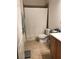 Clean bathroom with shower/tub combo and tiled floor at 15079 Wichita Rd, Port Charlotte, FL 33981