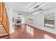 Modern dining room with hardwood floors and an open floor plan at 2037 Linwood Way, Sarasota, FL 34232