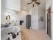 Spa-like bathroom with a large soaking tub, walk-in shower, and double vanity at 207 Santarem Cir, Punta Gorda, FL 33983