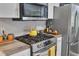 Stainless steel appliances and gas cooktop in this well-equipped kitchen at 2207 22Nd W St, Bradenton, FL 34205