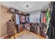 Large walk-in closet with ample hanging and shelving space at 2207 22Nd W St, Bradenton, FL 34205