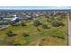 High-angle view of a golf course and surrounding neighborhood at 2459 Franciscan Dr # 5, Clearwater, FL 33763