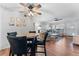 Small dining area with a table and four chairs at 2459 Franciscan Dr # 5, Clearwater, FL 33763