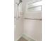 Walk-in shower with grab bars and tiled walls at 2459 Franciscan Dr # 5, Clearwater, FL 33763