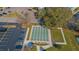 Aerial view of community shuffleboard courts at 2459 Franciscan Dr # 5, Clearwater, FL 33763