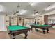 Recreation room featuring two billiard tables at 2728 71St Street W Ct # 2078, Bradenton, FL 34209