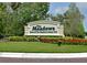 The Meadows Country Club entrance sign at 3011 Quail Holw # 3011, Sarasota, FL 34235