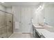 Elegant bathroom with double vanity and shower at 3016 Formia Ct, Bradenton, FL 34211