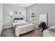 Bedroom with desk and full bathroom access at 3016 Formia Ct, Bradenton, FL 34211