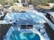 Aerial view of a refreshing pool and patio area at 310 Parkland Ave, Sarasota, FL 34232